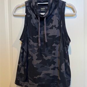 Prana Cozy Up Barmsee Tank - Black/Gray Camo